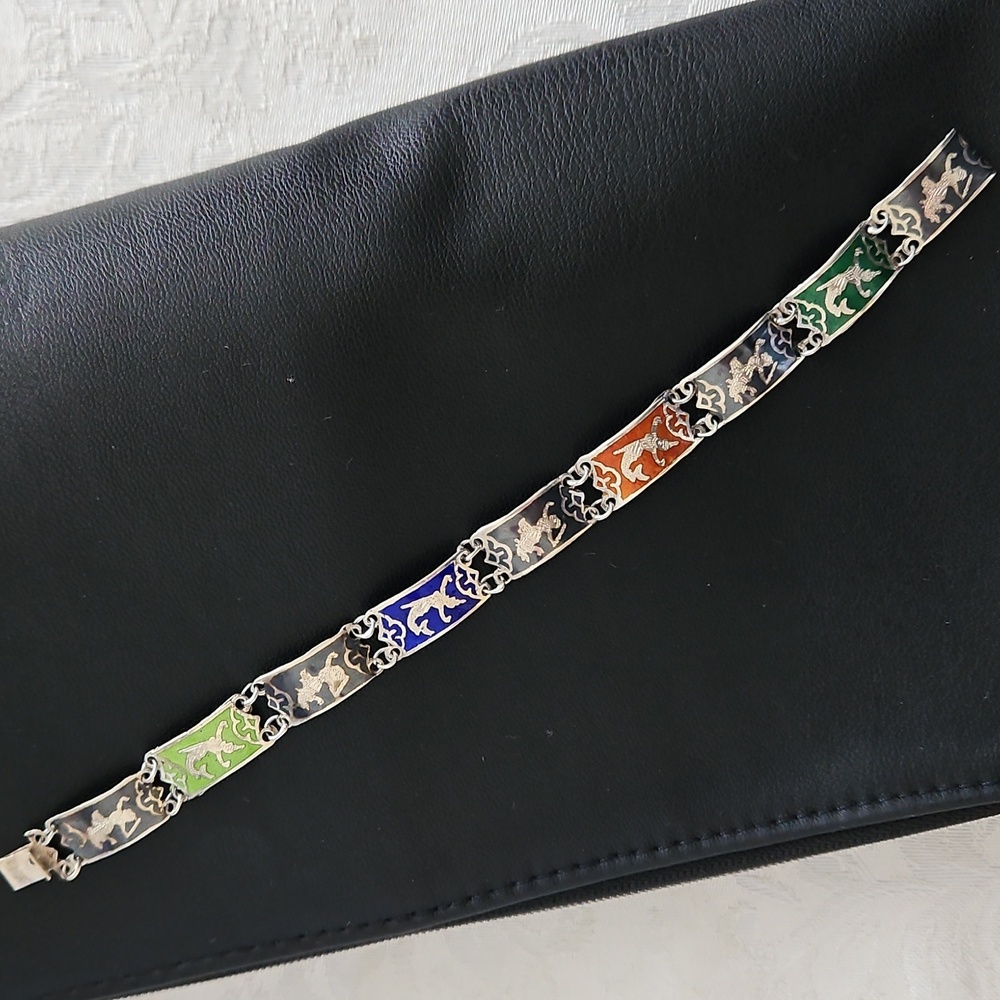 Vintage Siam Silver Bracelet.